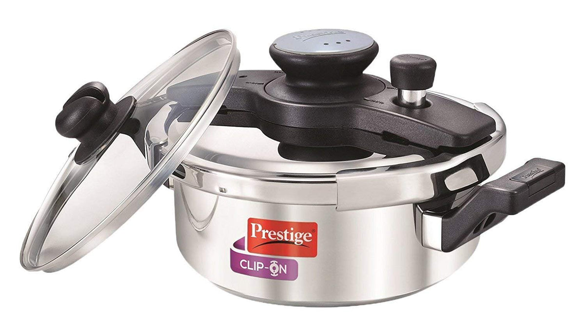 Stainless Steel Pressure Cooker with Glass Lid 3 Liters P25821