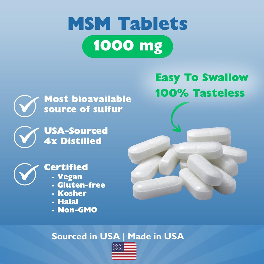 MSM Tablets 1000mg 120 Count C730678