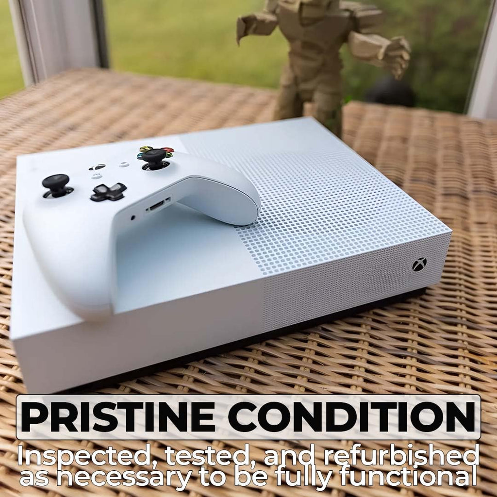 White 1TB All-Digital Console Bundle with Wireless Controller P474096