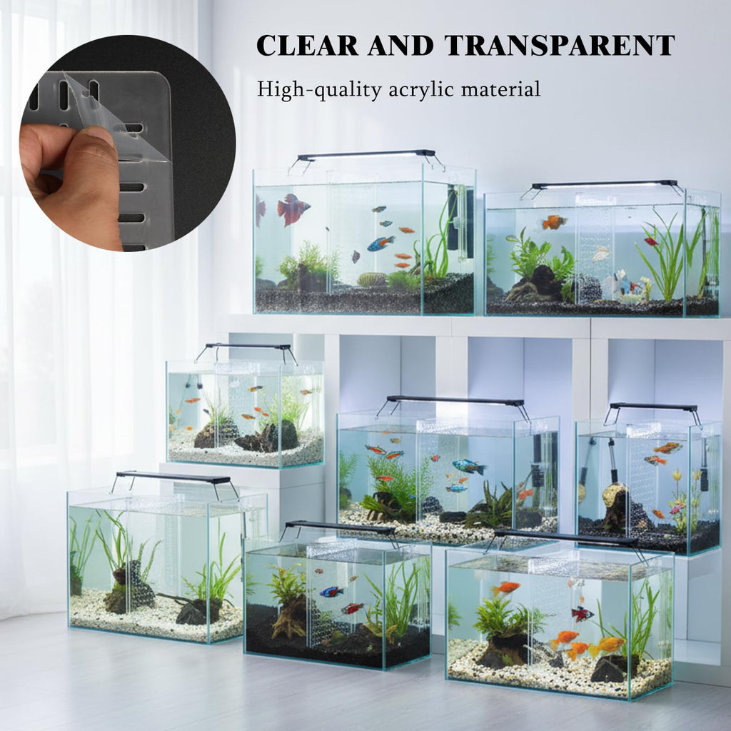Acrylic Aquarium Divider with Suction Cups S7595