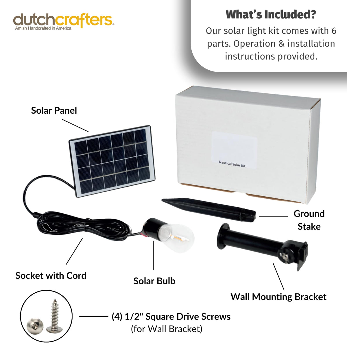 Solar Powered Lighthouse Kit with LED Lights Q636