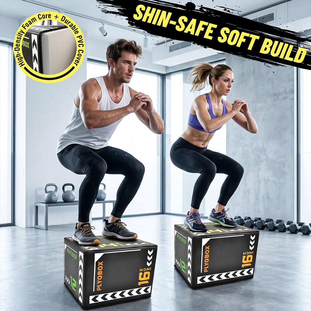 3-in-1 Foam Plyo Box 20/24/30 Inch Y5990