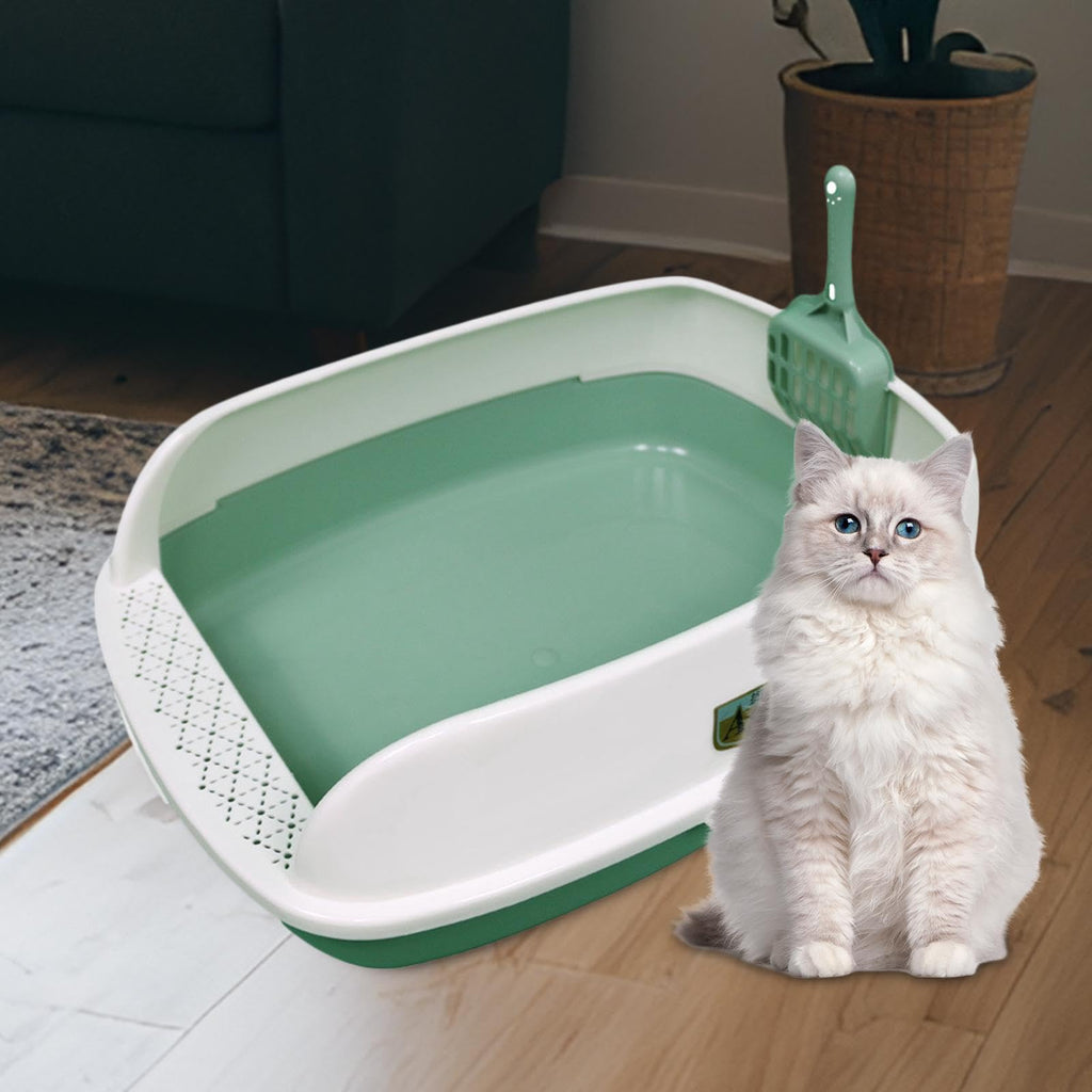 Green Sifting Cat Litter Box E67523