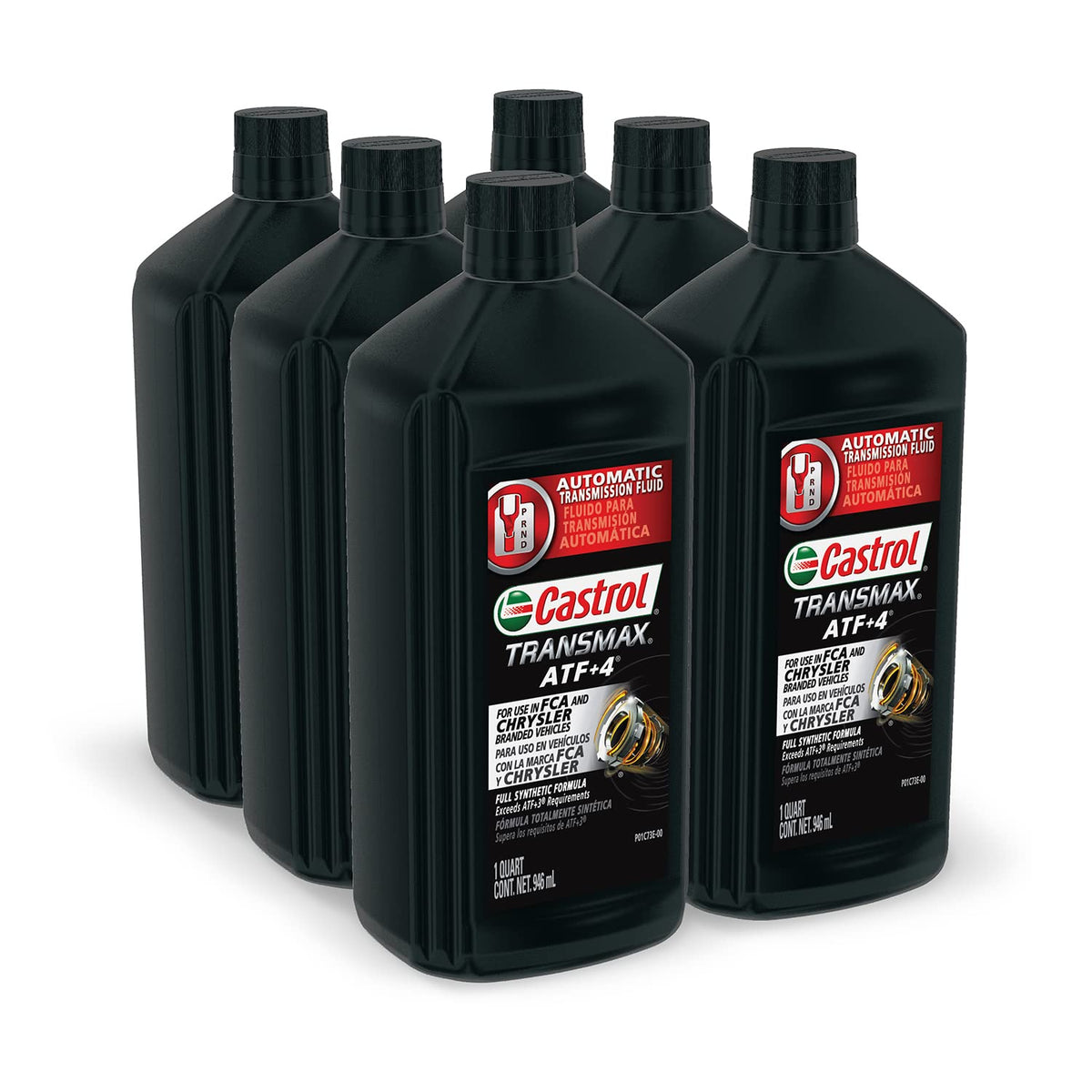 Transmax ATF+4 Automatic Transmission Fluid, 1 Quart, Pack of 6 I8185