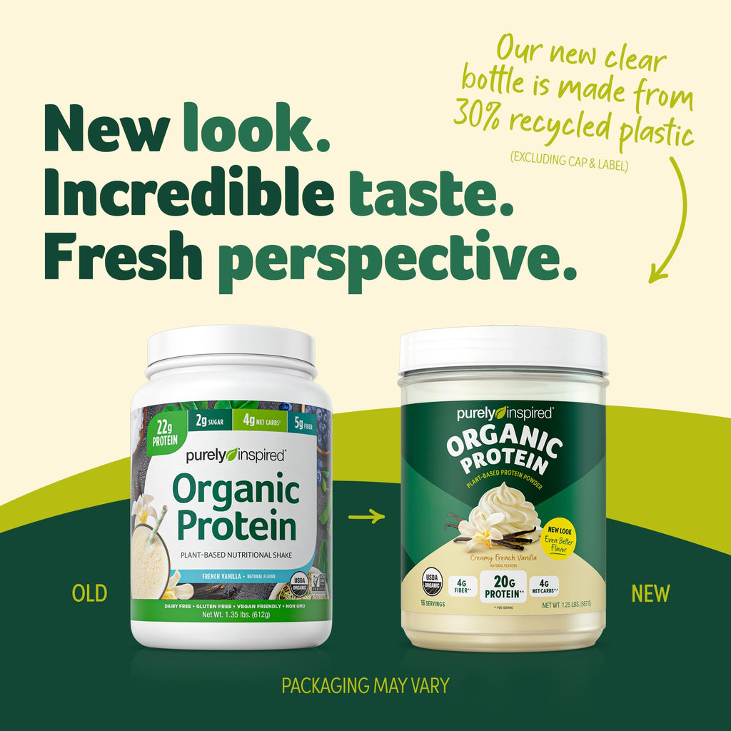 Organic Vegan Protein Powder Pea & Super Greens Powder N5405