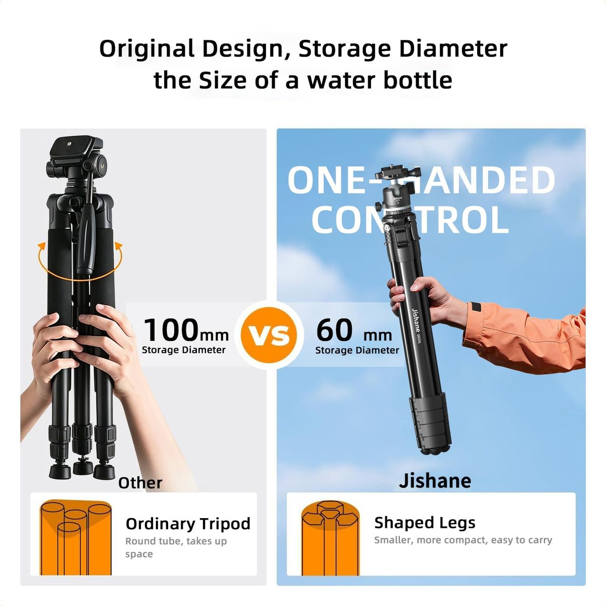 72" Lightweight Aluminum Camera Tripod with Ball Head and Carry Bag W677007