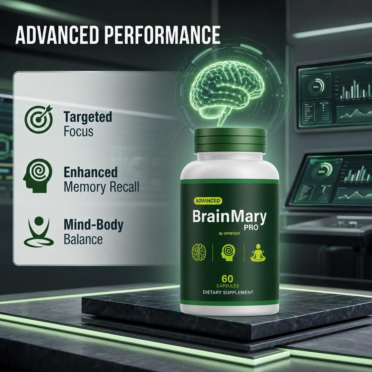 60 Capsules Supplement Pills U310