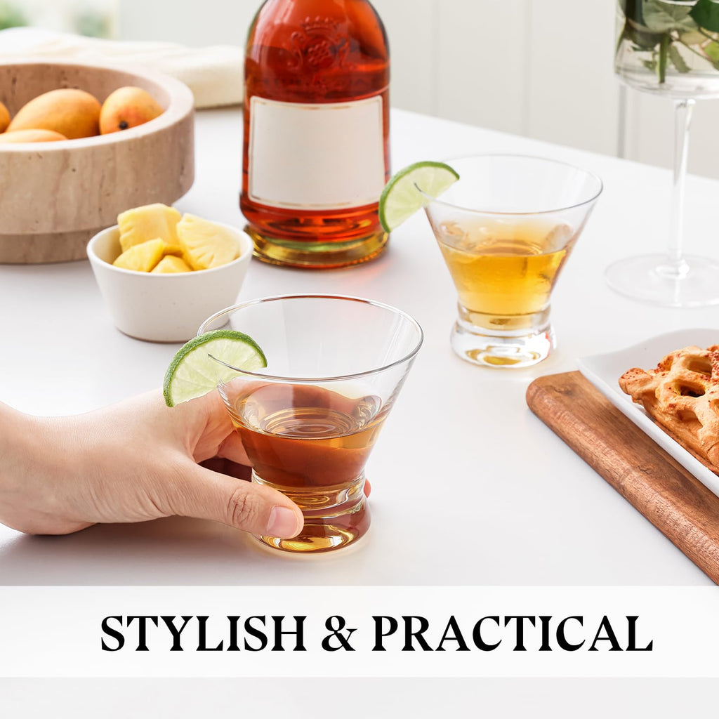 Stemless Cocktail Glasses Set of 4 C4160