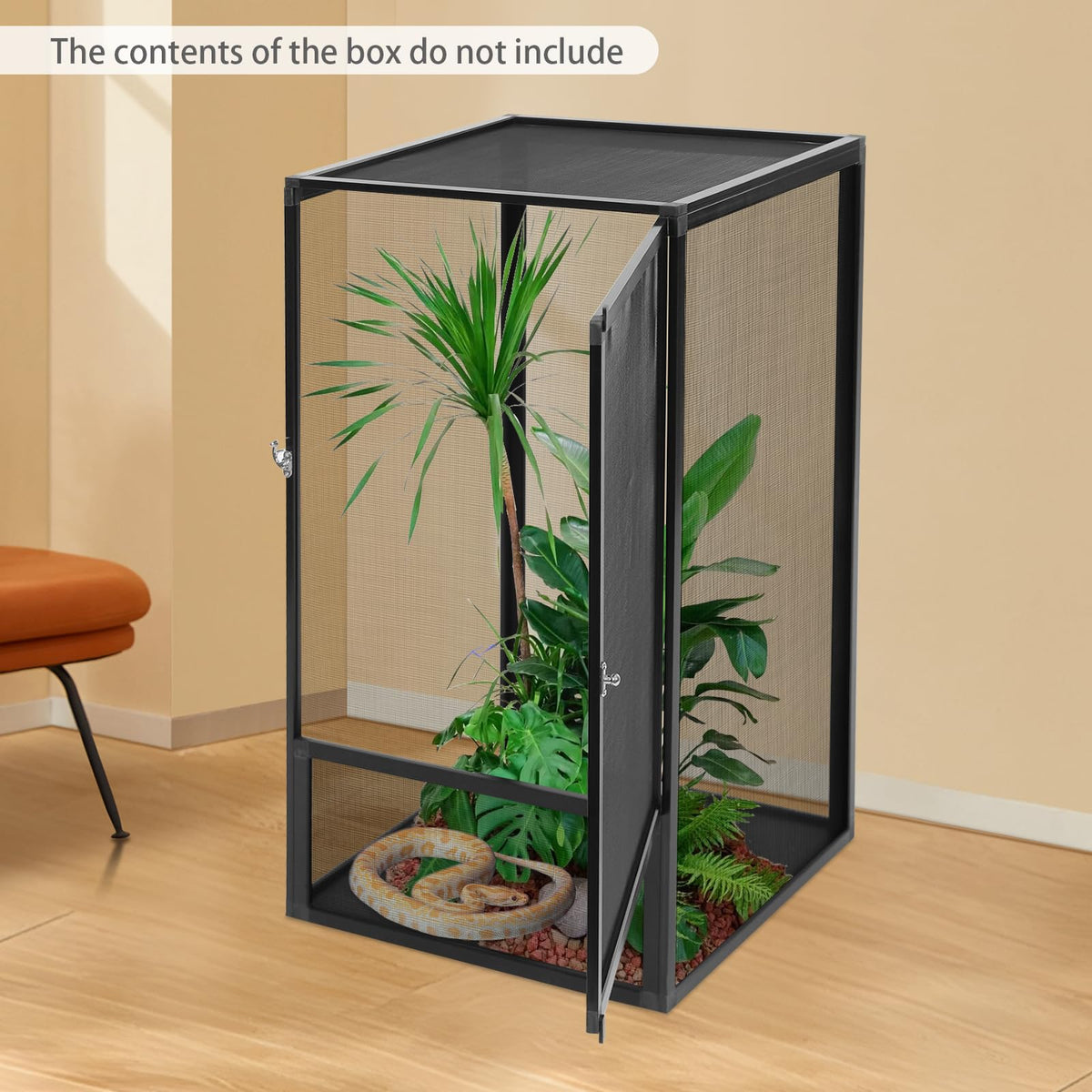 Aluminum Alloy Mesh Reptile Terrarium with Removable Top E110