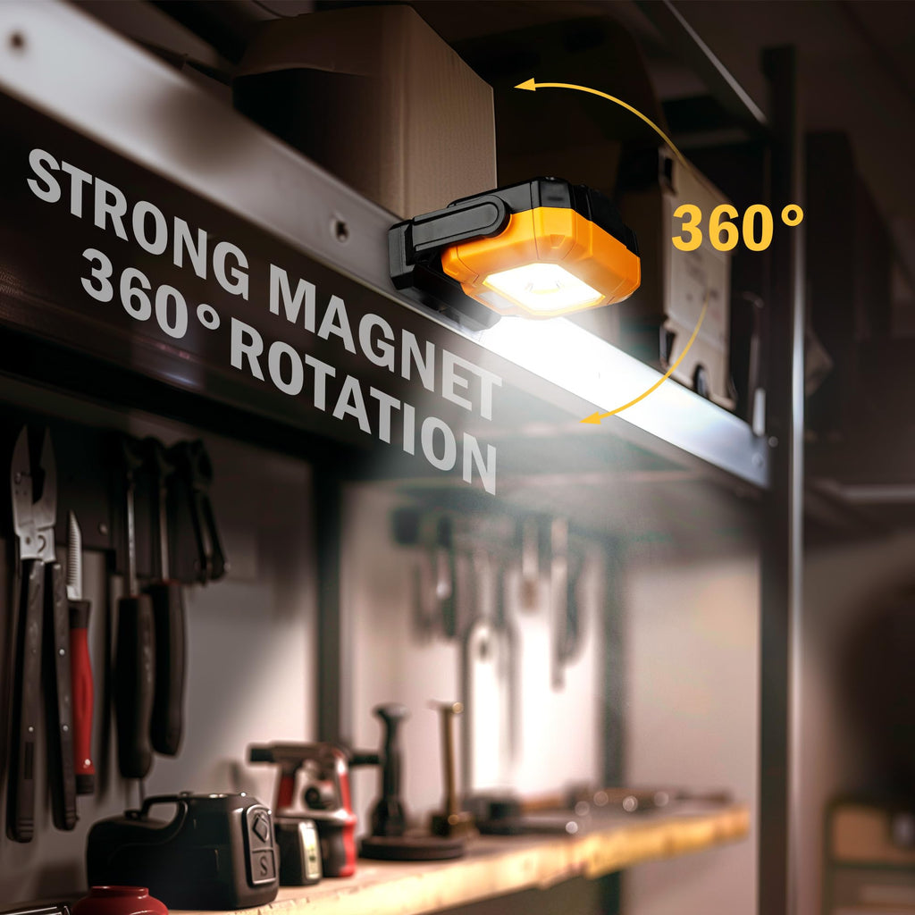 2 Pack Magnetic Rechargeable Work Light O57323