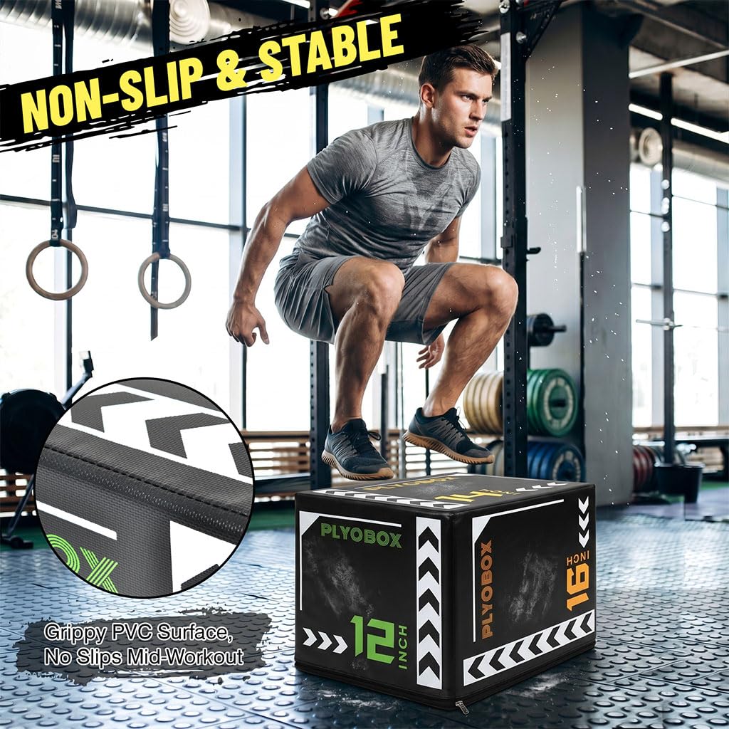 3-in-1 Foam Plyo Box 20/24/30 Inch Y5990