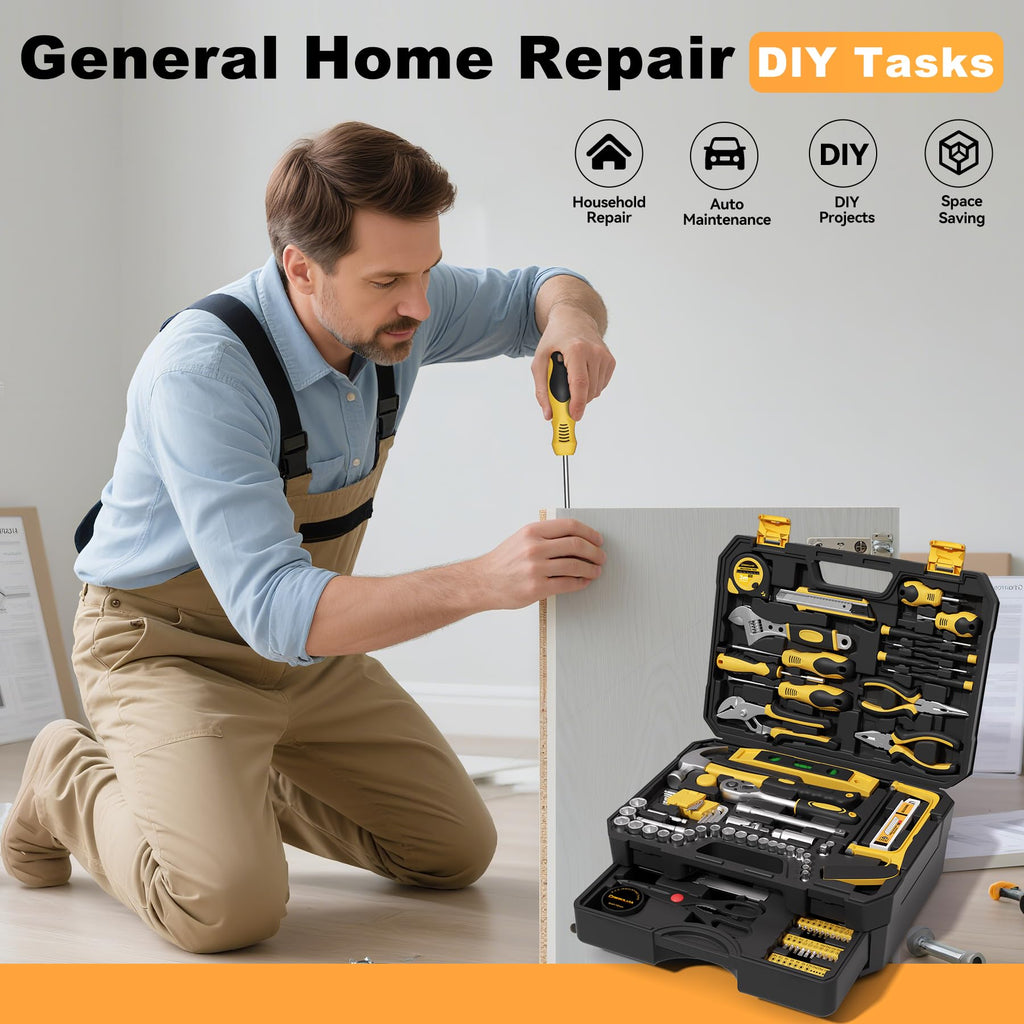 328 Piece Hand Repair Tool Kit with Storage Case R1311