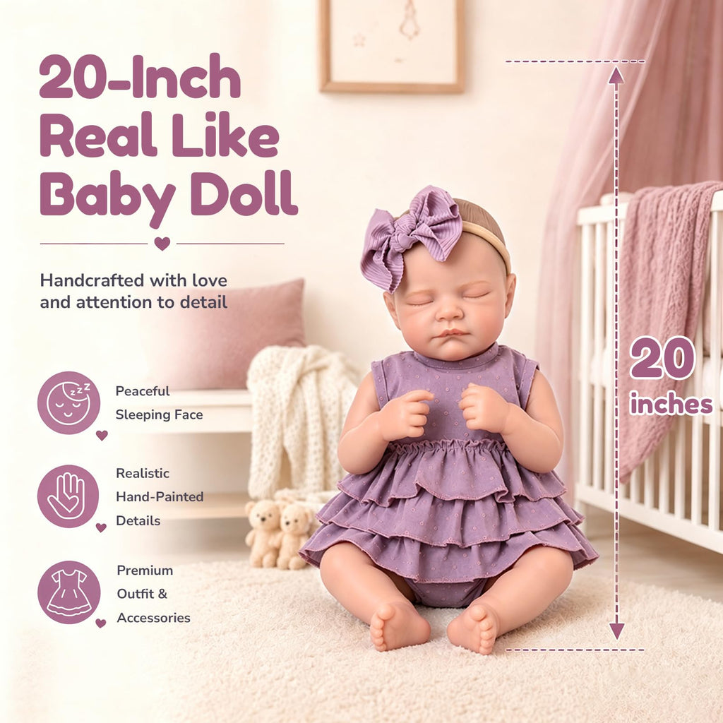 20-Inch Baby Girl Dolls E646