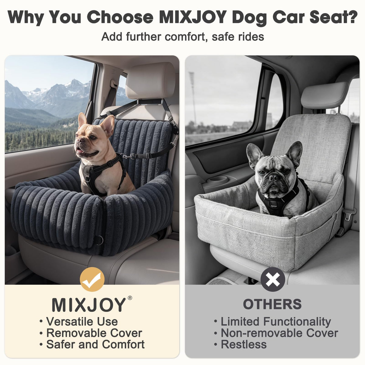 6-in-1 Dog Car Seat up to 23 lbs Z356
