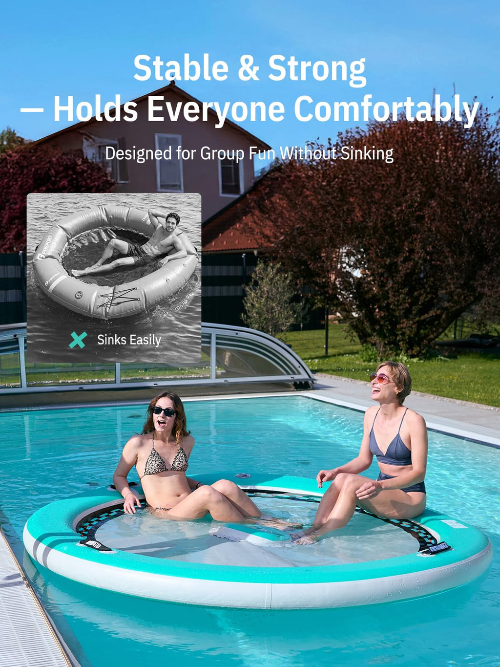 Inflatable Water Hammock 8FT V60357