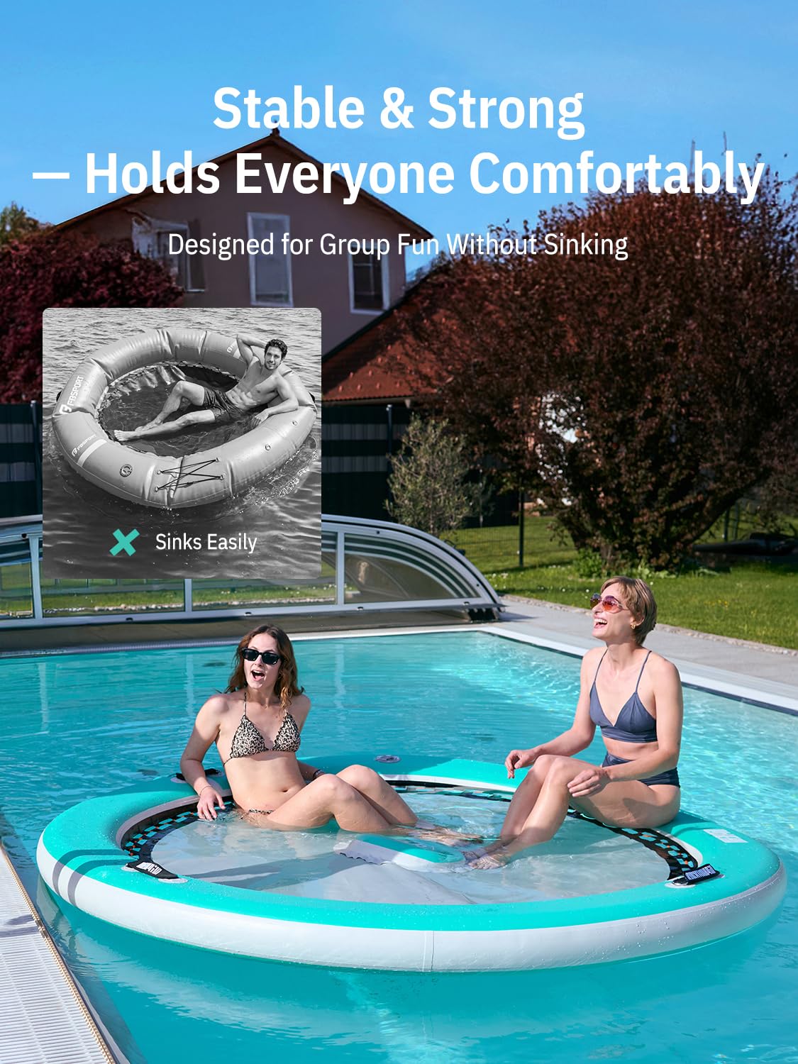 Inflatable Water Hammock 8FT V60357