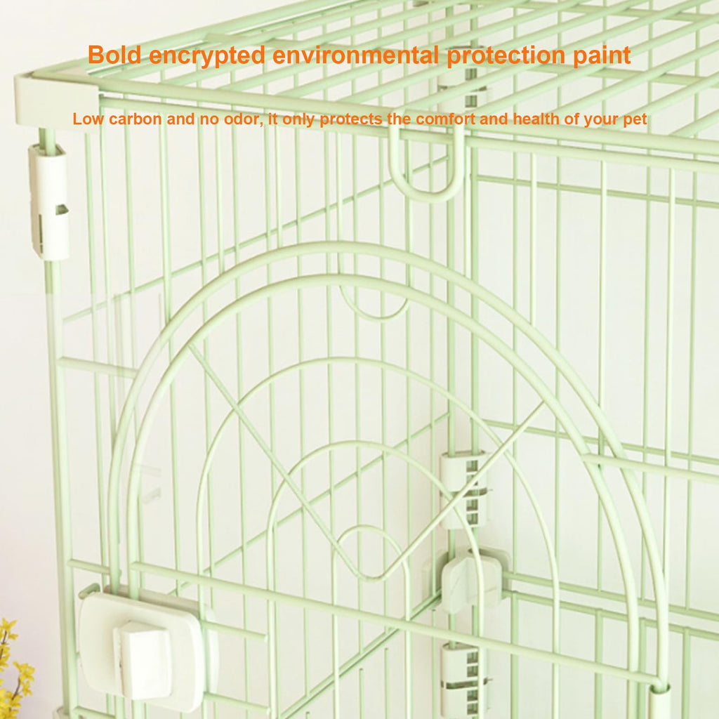 Pink Cat Cage with 3 Platforms and Ramp G2700