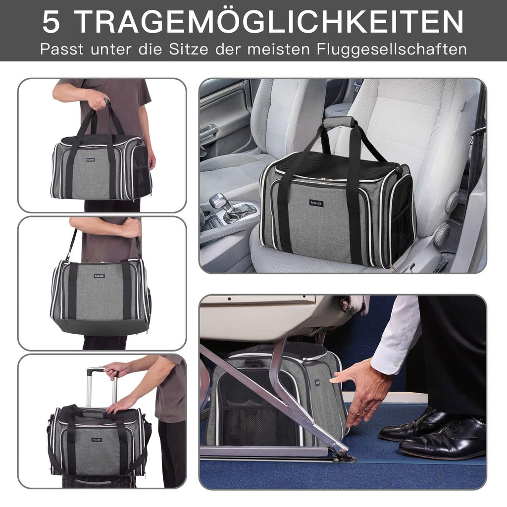 Airline Approved Soft Side Pet Carrier with Fleece Pad S33091