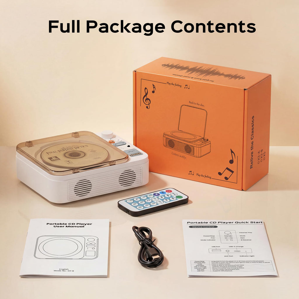 Portable CD Player with Bluetooth X4319