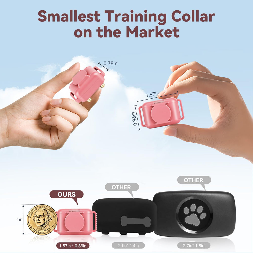 Pink Cat Shock Collar with Remote W9287