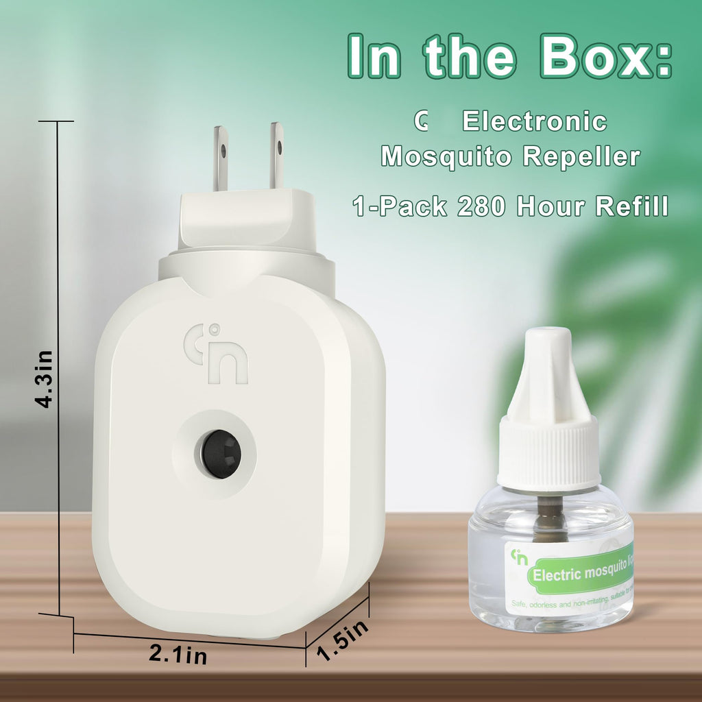 Electronic Mosquito Repellent Plug in with 280 Hr Refills V24357
