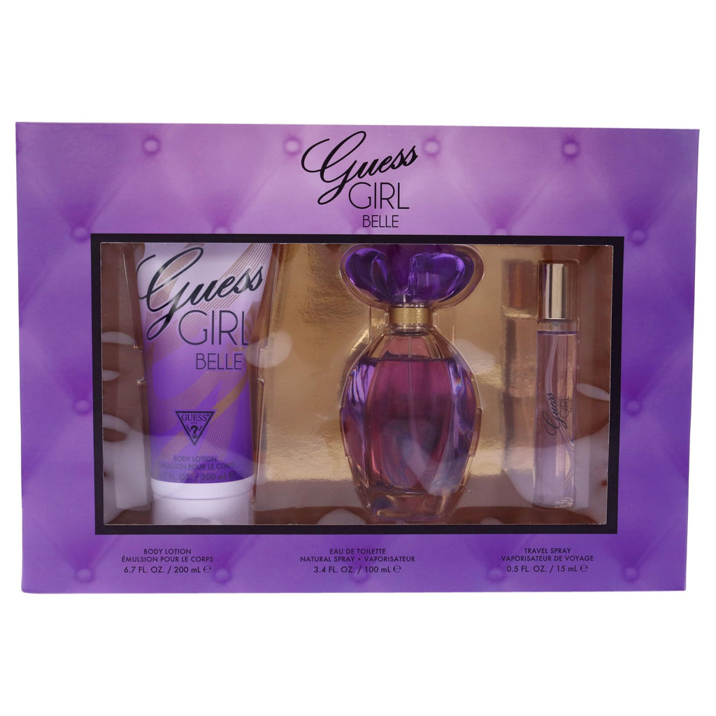 3 Pc Gift Set 3.4 oz EDT Spray 0.5 oz EDP Travel Spray 6.7 oz Body Lotion M978504