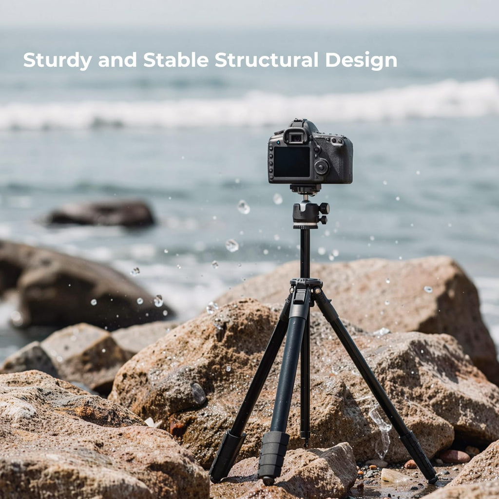 72" Lightweight Aluminum Camera Tripod with Ball Head and Carry Bag W677007