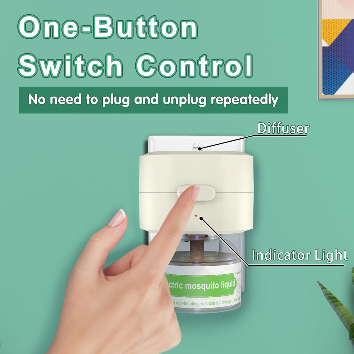 Electronic Mosquito Repellent Plug in with 280 Hr Refills V24357