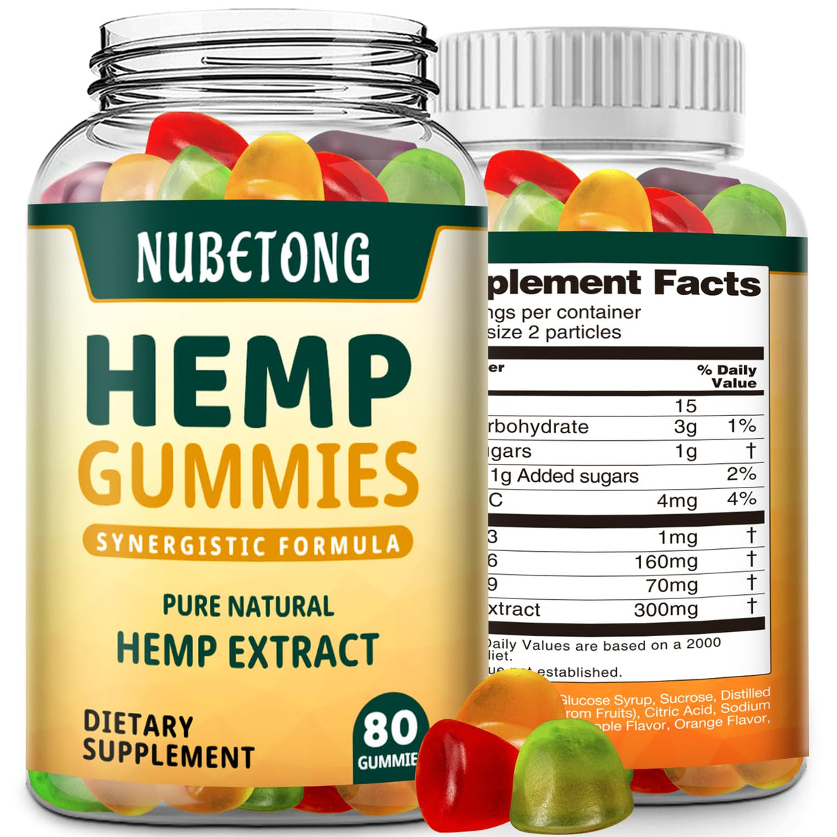 Organic Hemp Gummies Supplement W23207