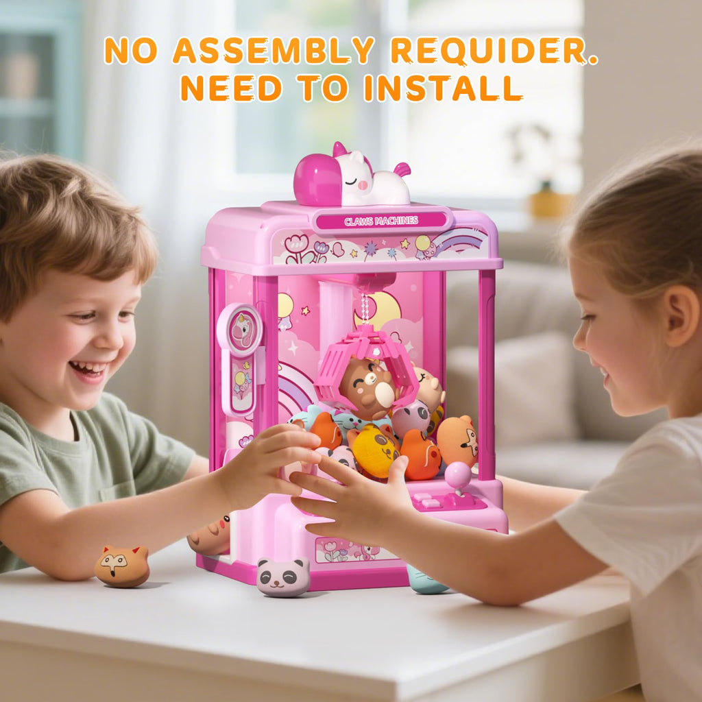 Claw Machine with Sound & 20 Mini Plush Toys K52856