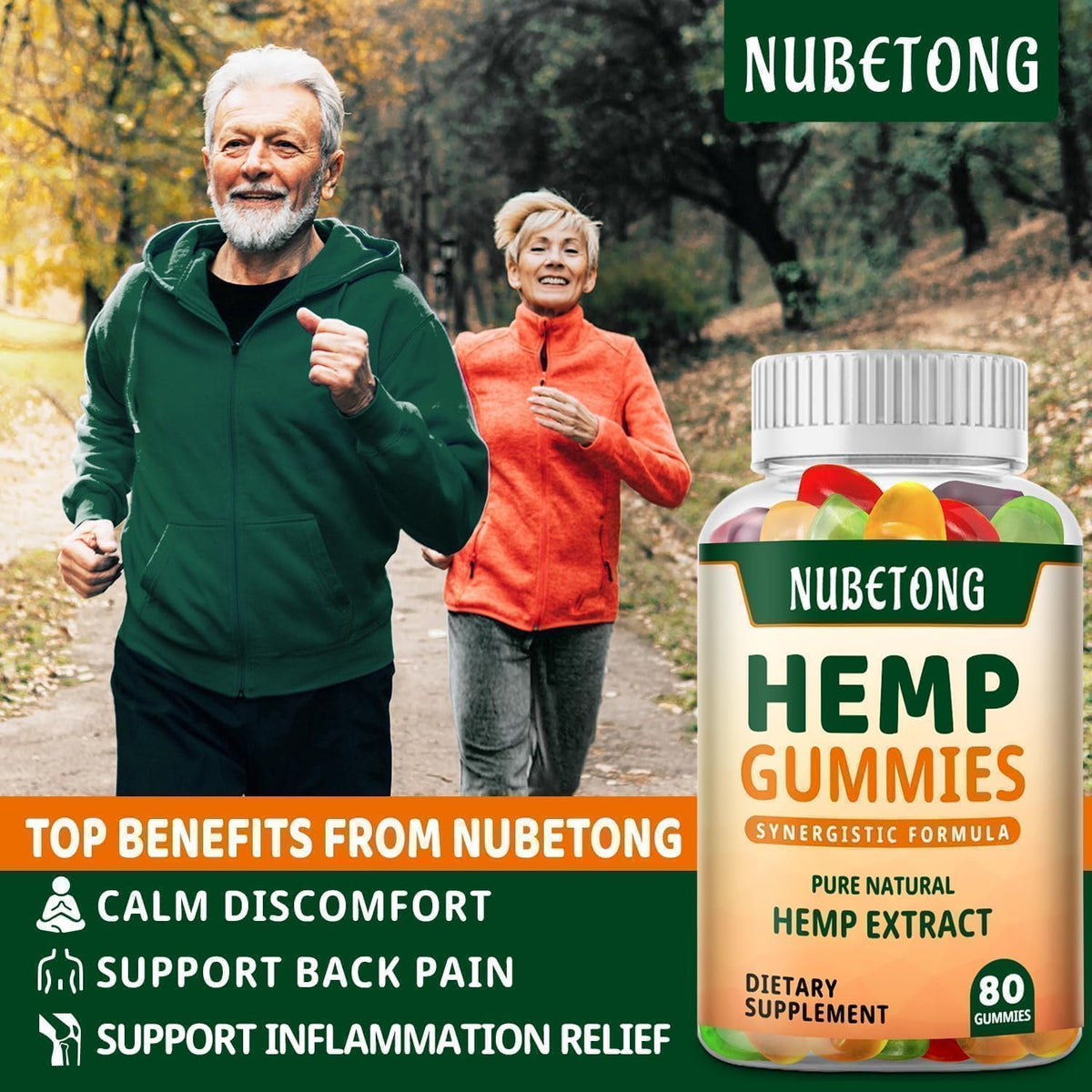 Organic Hemp Gummies Supplement W23207