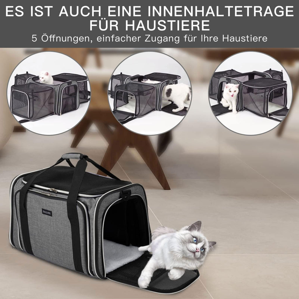 Airline Approved Soft Side Pet Carrier with Fleece Pad S33091