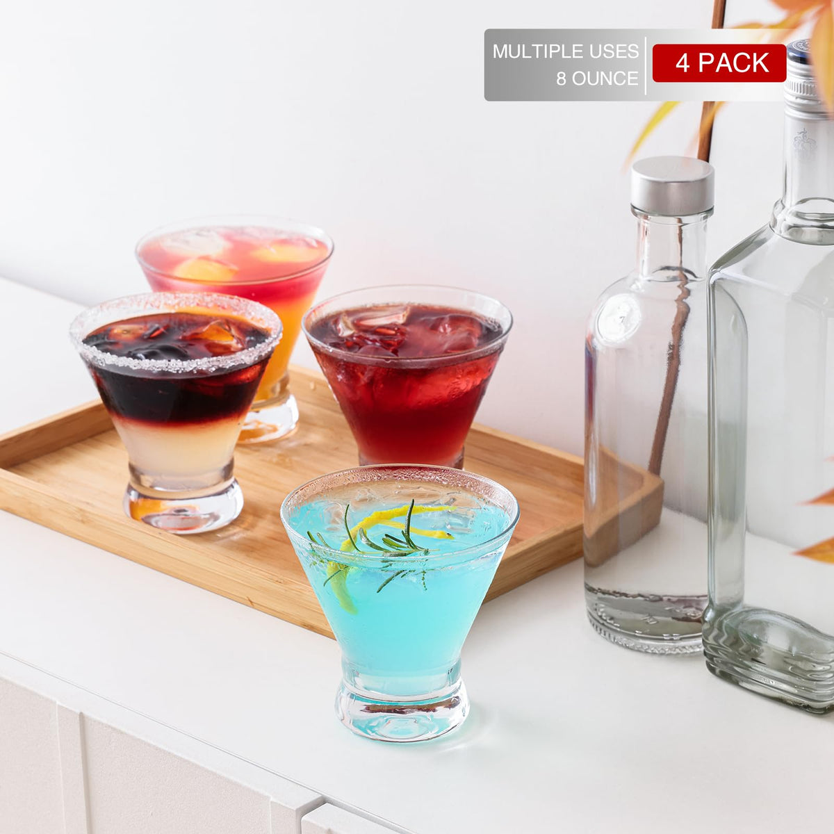 Stemless Cocktail Glasses Set of 4 C4160