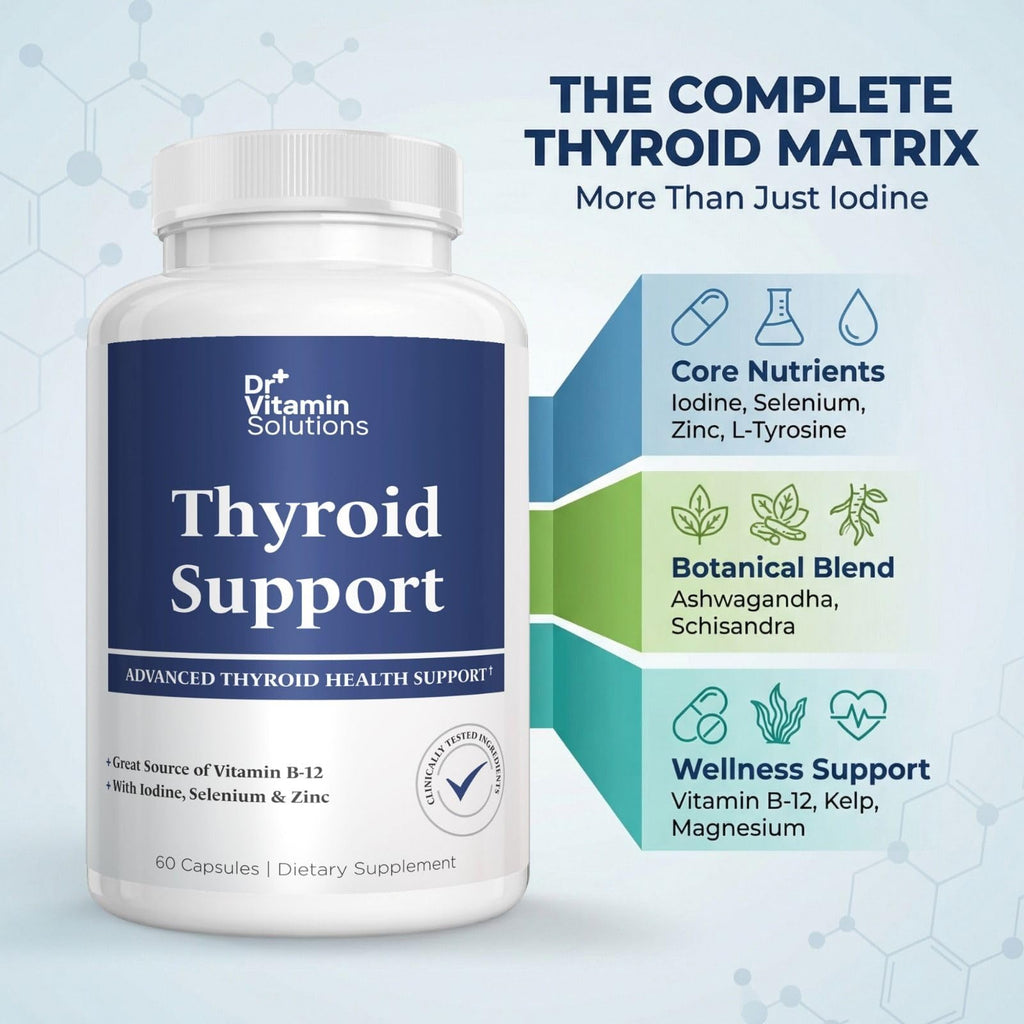 Iodine Thyroid Support Supplement 60 Capsules X745
