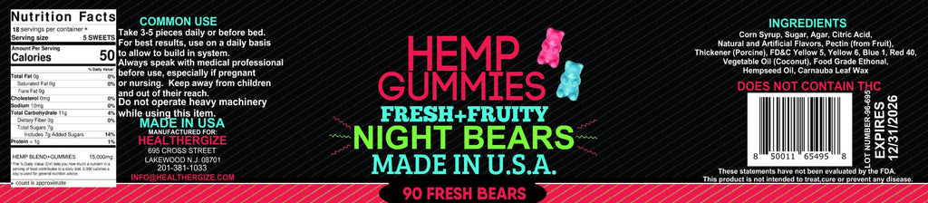 Hemp Gummies D66697