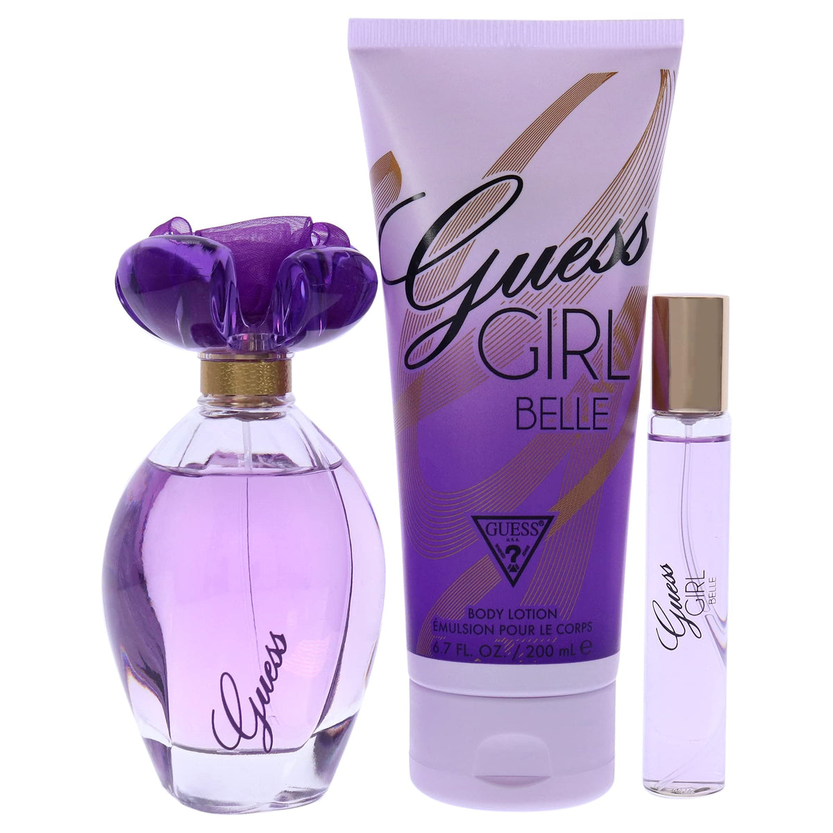 3 Pc Gift Set 3.4 oz EDT Spray 0.5 oz EDP Travel Spray 6.7 oz Body Lotion M978504