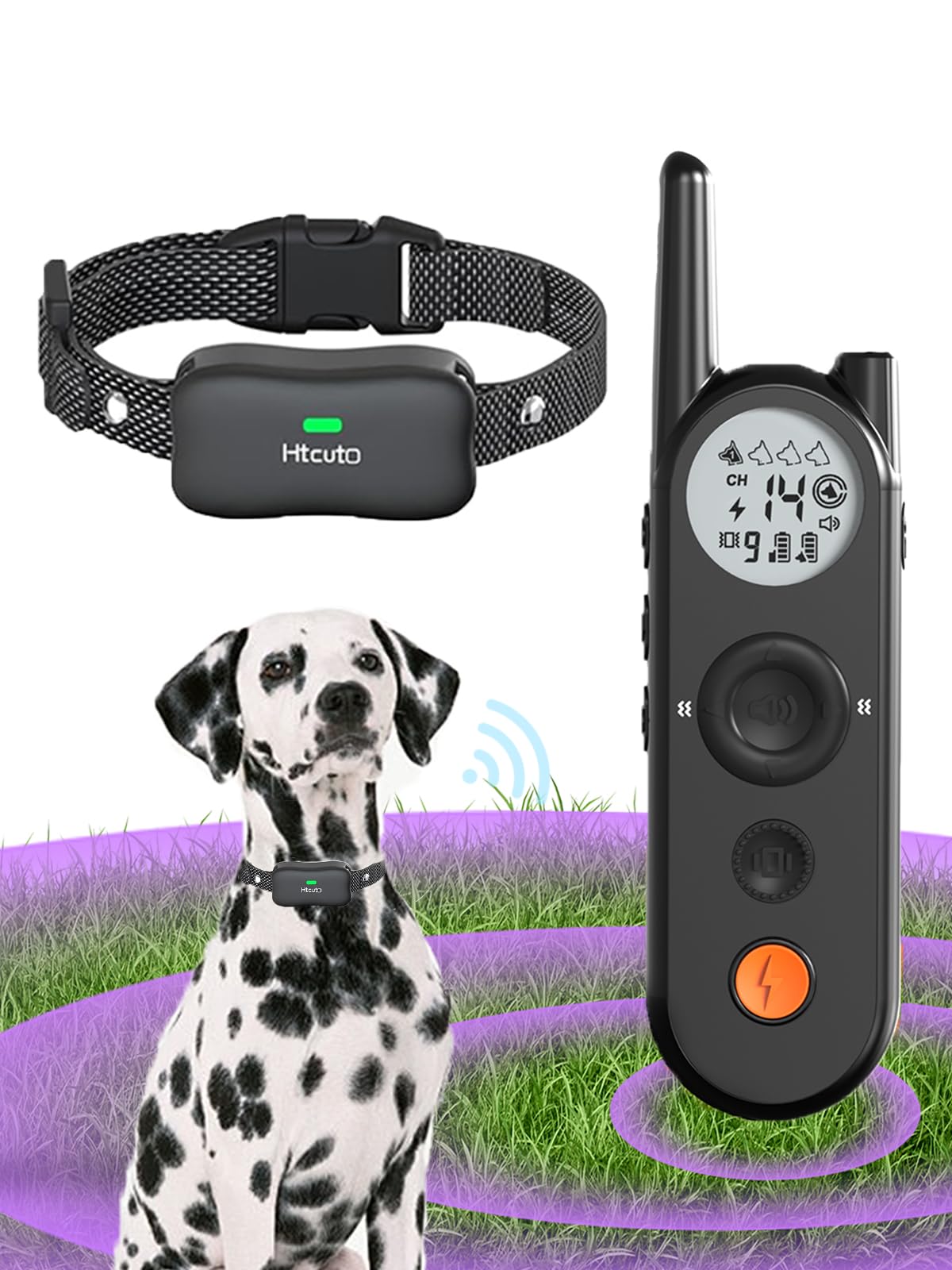 Wireless Dog Fence & Electronic Training Collar 2 in 1, IPX7 Waterproof L8759