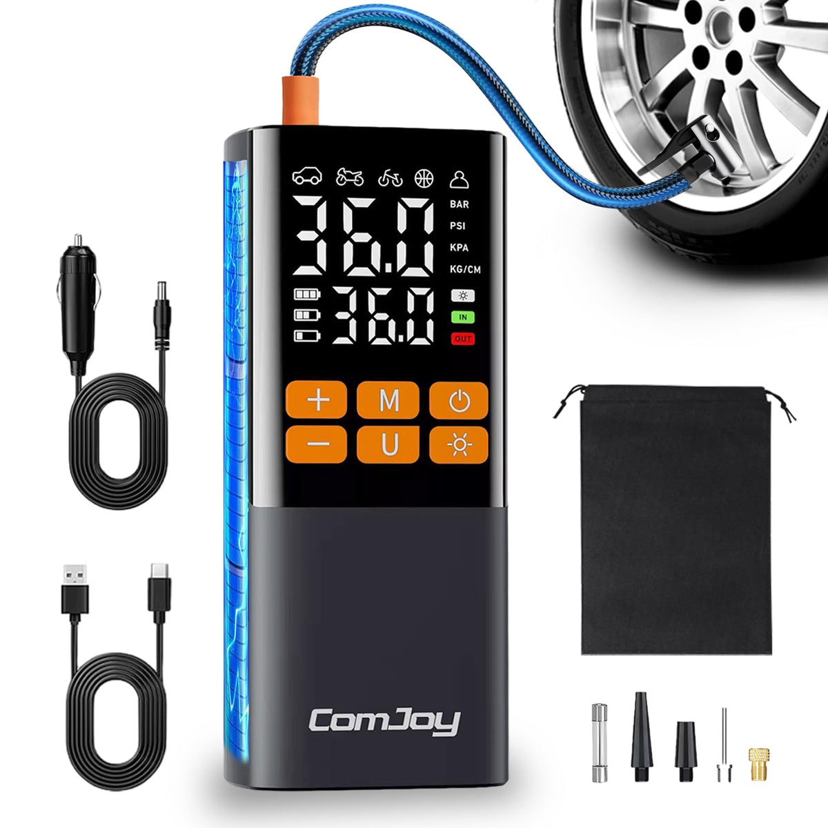 Cordless Portable Air Compressor F3573