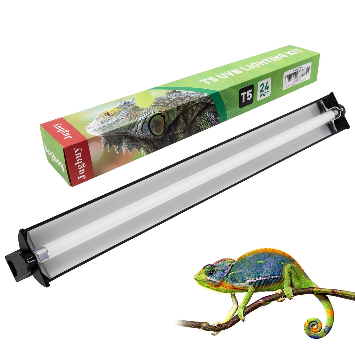 24W T5 5.0 UVB Reptile Light Kit H4866