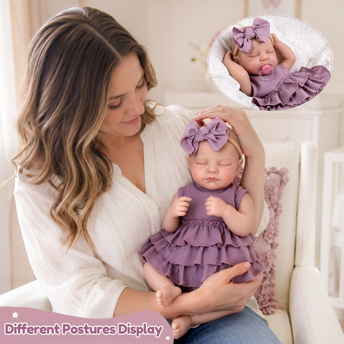 20-Inch Baby Girl Dolls E646