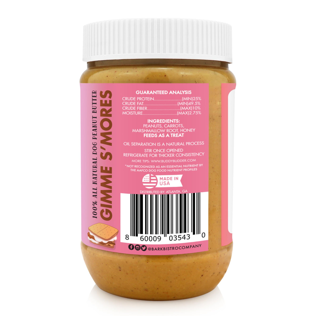 100% Natural Peanut Butter Dog Treats 17 oz W1753
