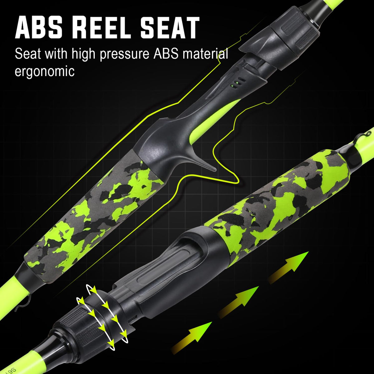 2-Piece Graphite Casting & Spinning Fishing Rod B37114