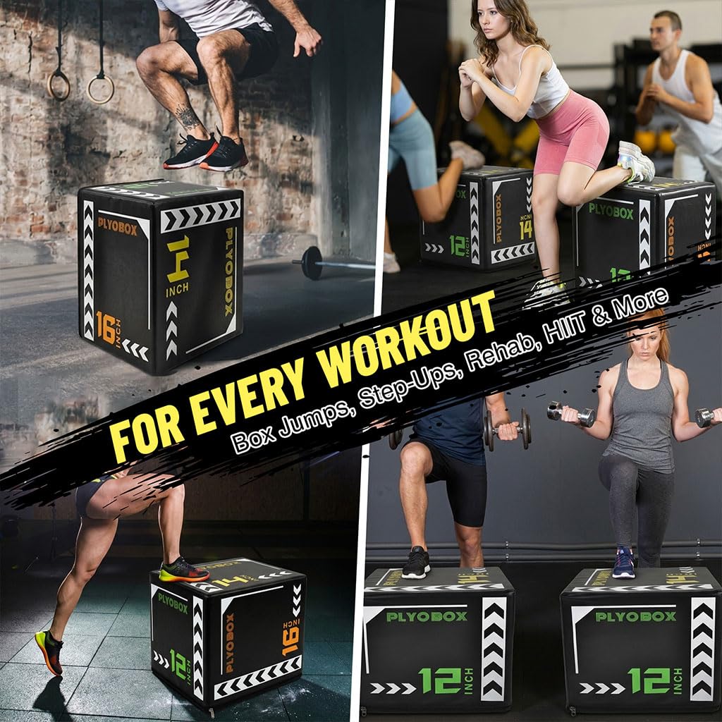 3-in-1 Foam Plyo Box 20/24/30 Inch Y5990