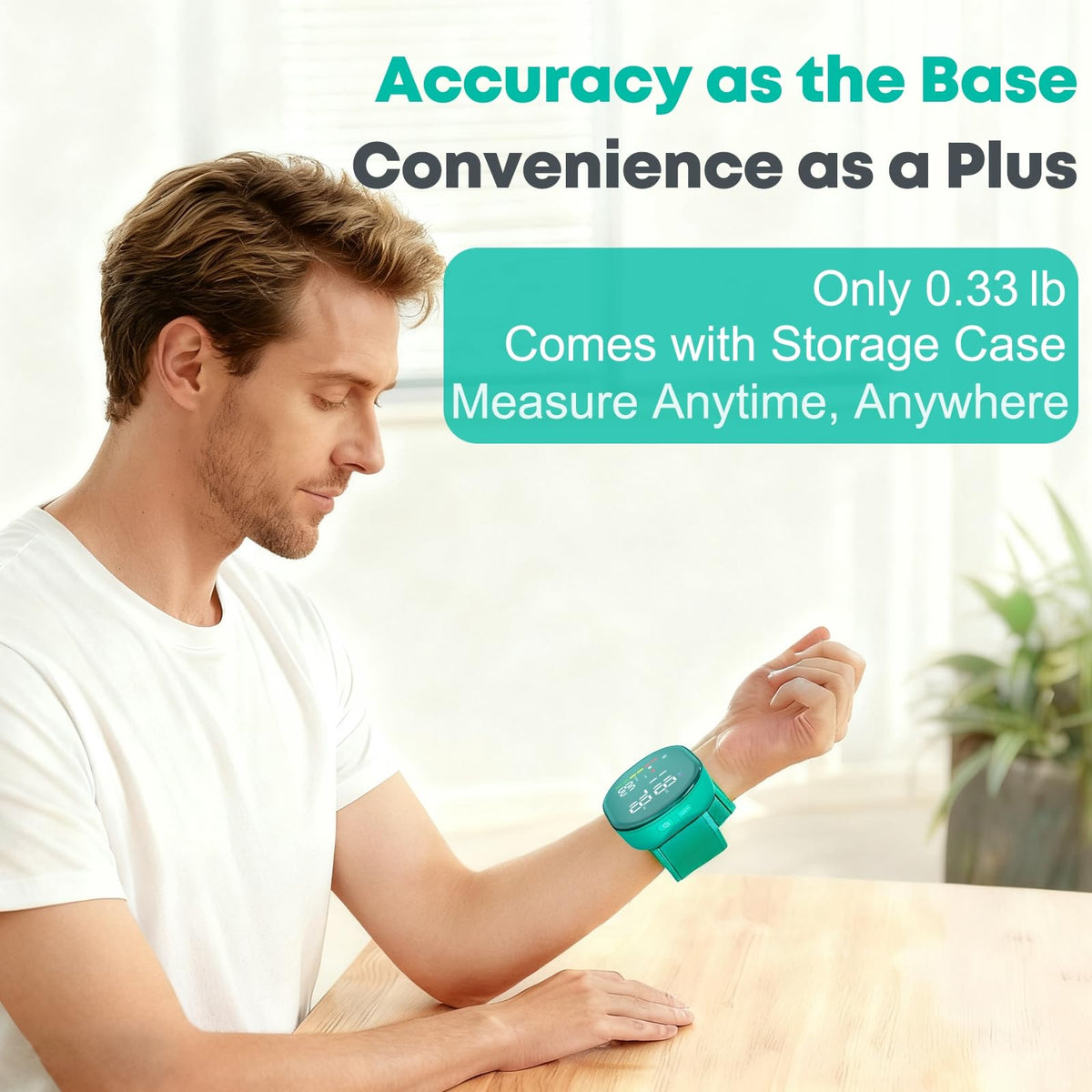 Portable Wrist Blood Pressure Monitor E906