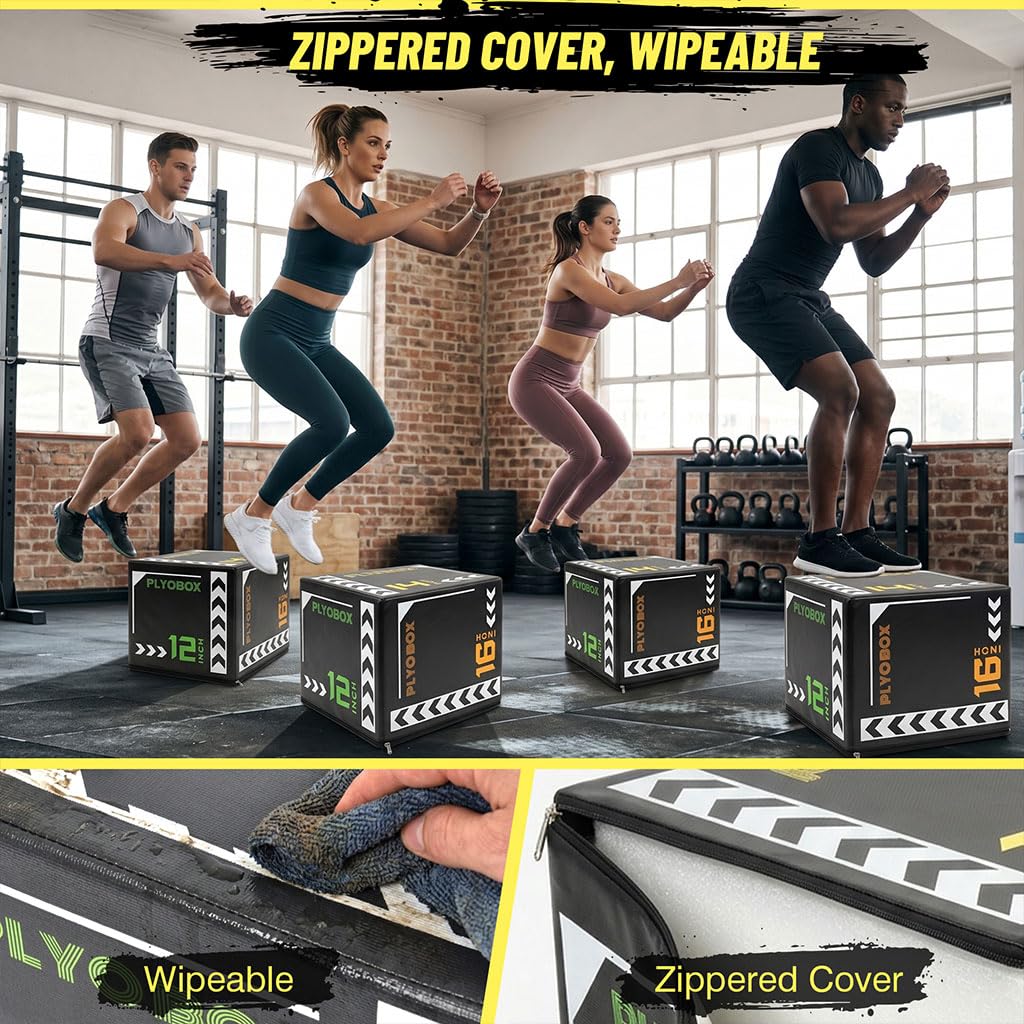 3-in-1 Foam Plyo Box 20/24/30 Inch Y5990