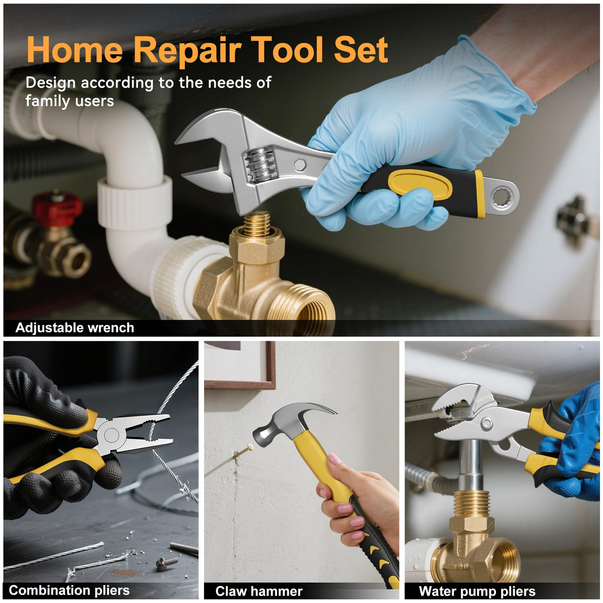 328 Piece Hand Repair Tool Kit with Storage Case R1311