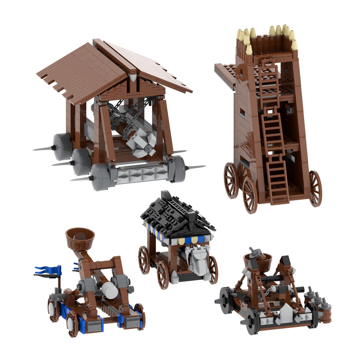 Medieval Castle Battle Building Block Set J2227