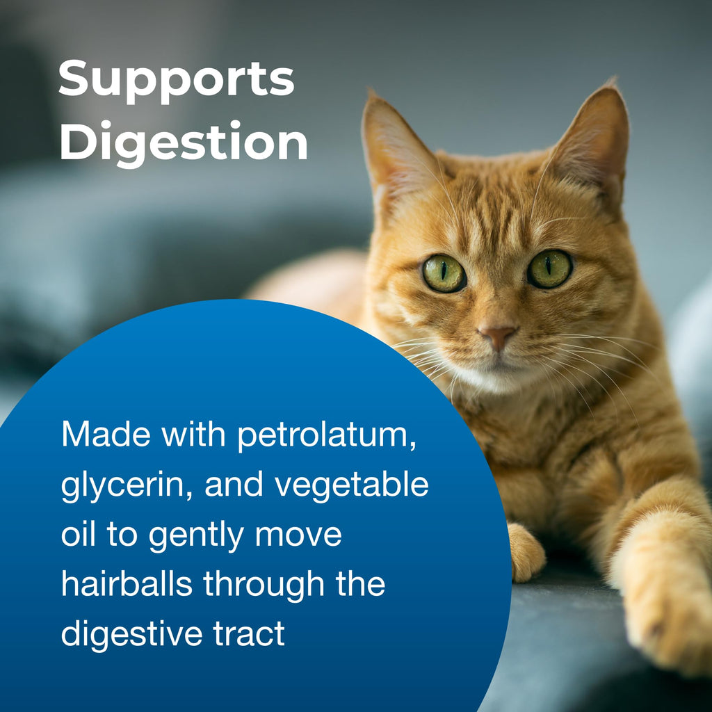 Hairball Solution Gel Supplement for Cats 3.5 oz K1501