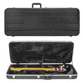 ABS Electric Guitar Hard Case 1.1 Inch Foam Plush Interior Black C474