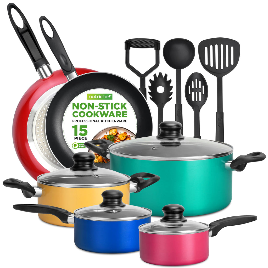 15 Piece Non Stick Cookware Set U901